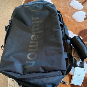 Lululemon 2 in 1 Black Travel Bag